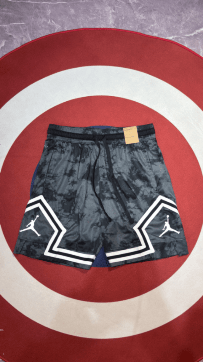 Jordan Black Camo Mesh Shorts view 1