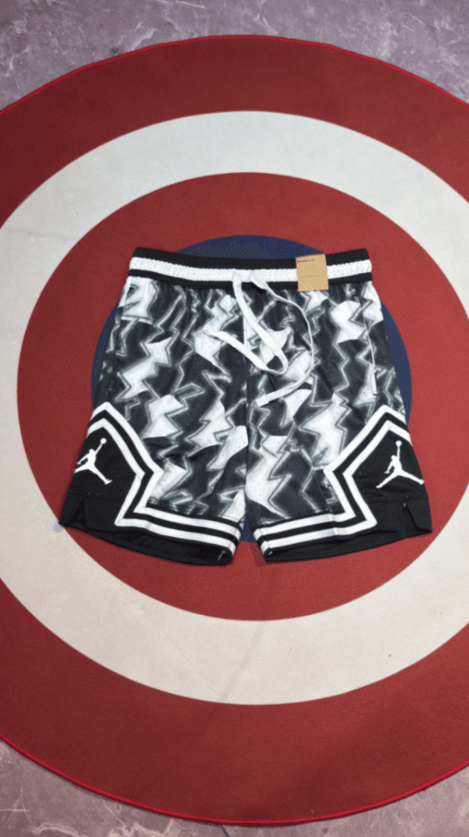 Jordan Black Thunder Strike Shorts view 1