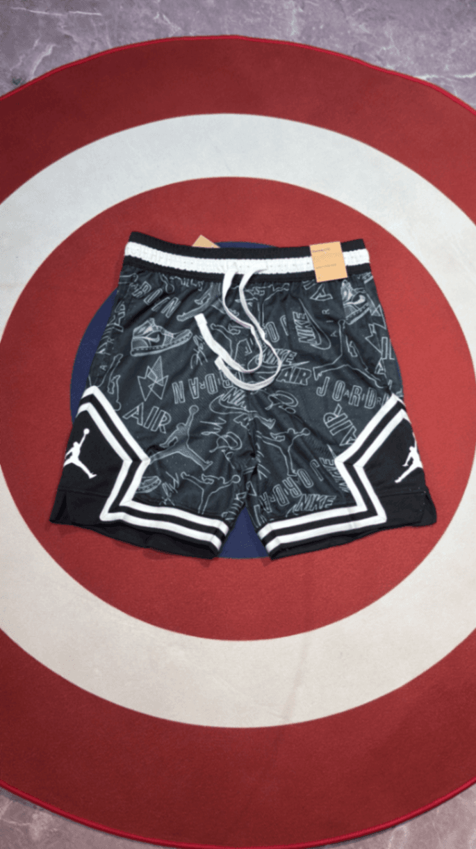 Jordan Nike Air Black Shorts view 1