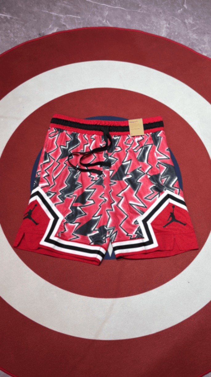Jordan Red Thunder Strike Shorts view 1
