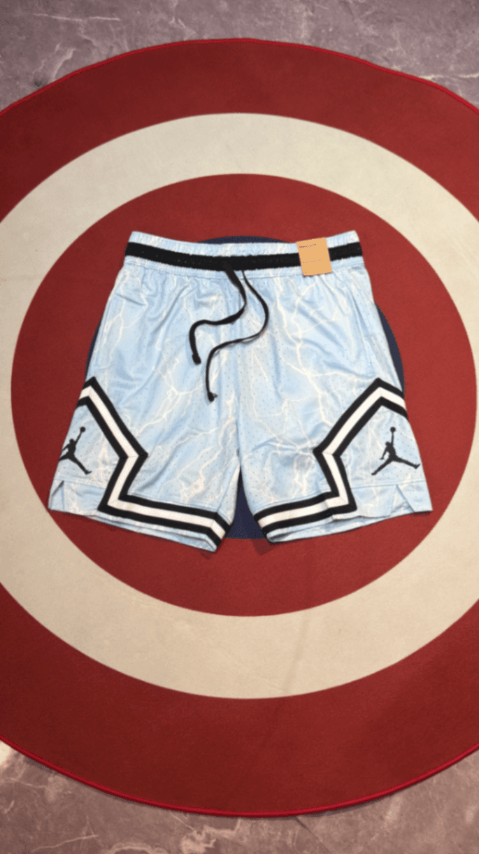 Jordan Skyblue Camo Mesh Shorts view 1