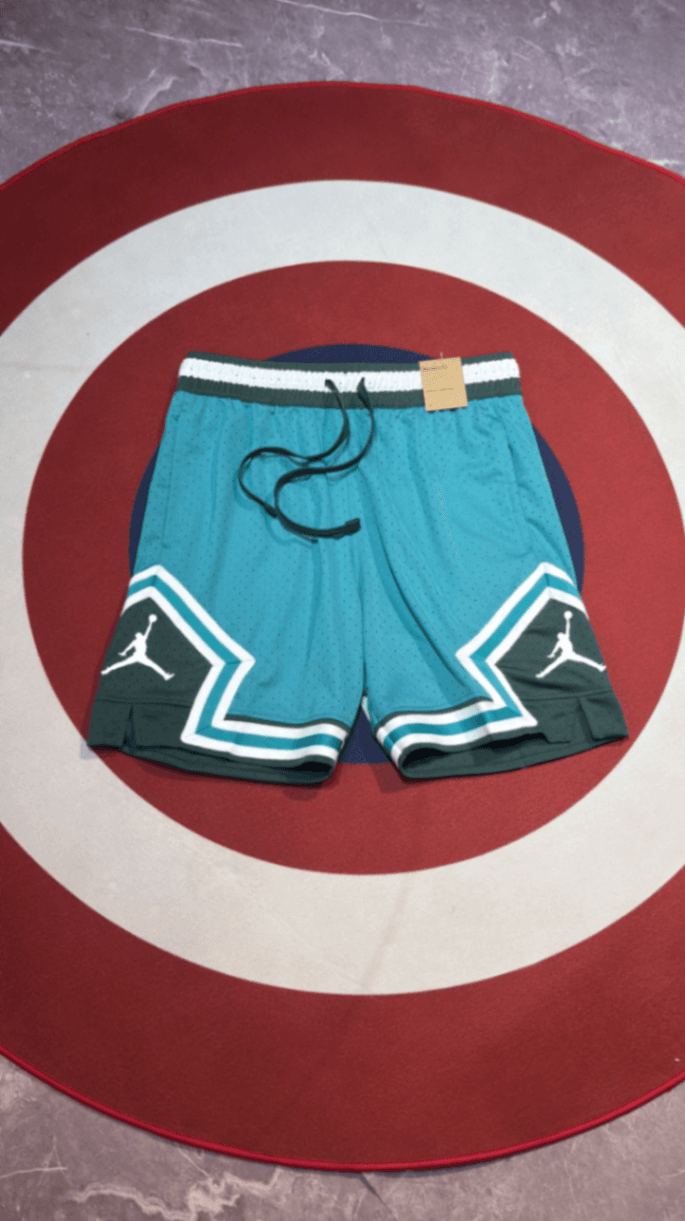 Jordan Washed Teal Shorts view 1