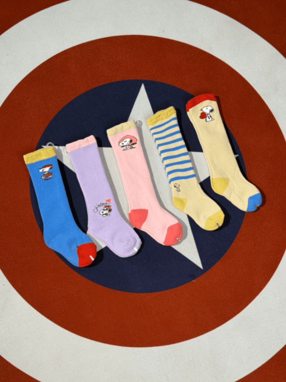 Kids Long Fur Socks (2-6 years) - 5 pairs set view 1