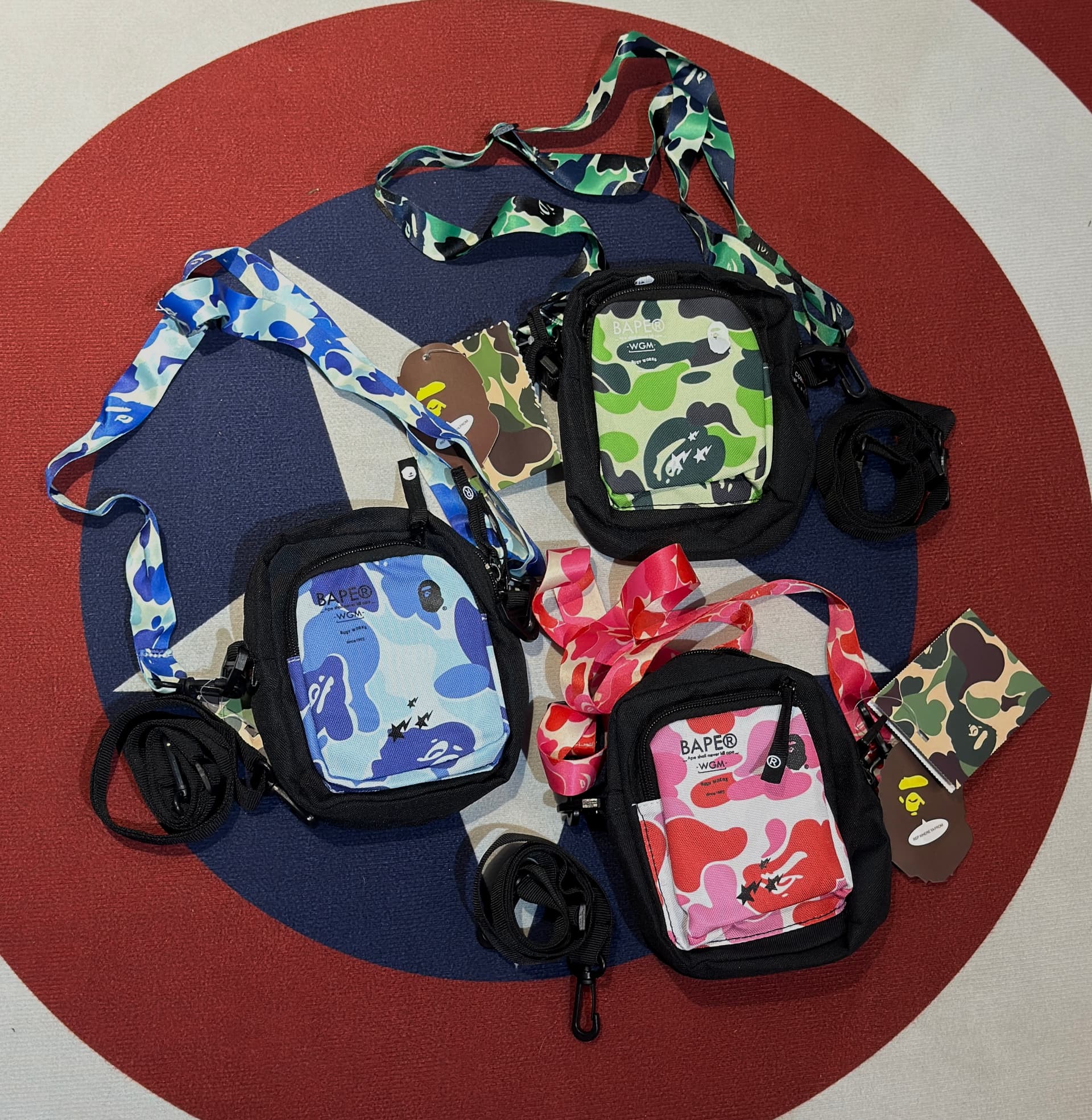 Premium Bape Side bags view 1